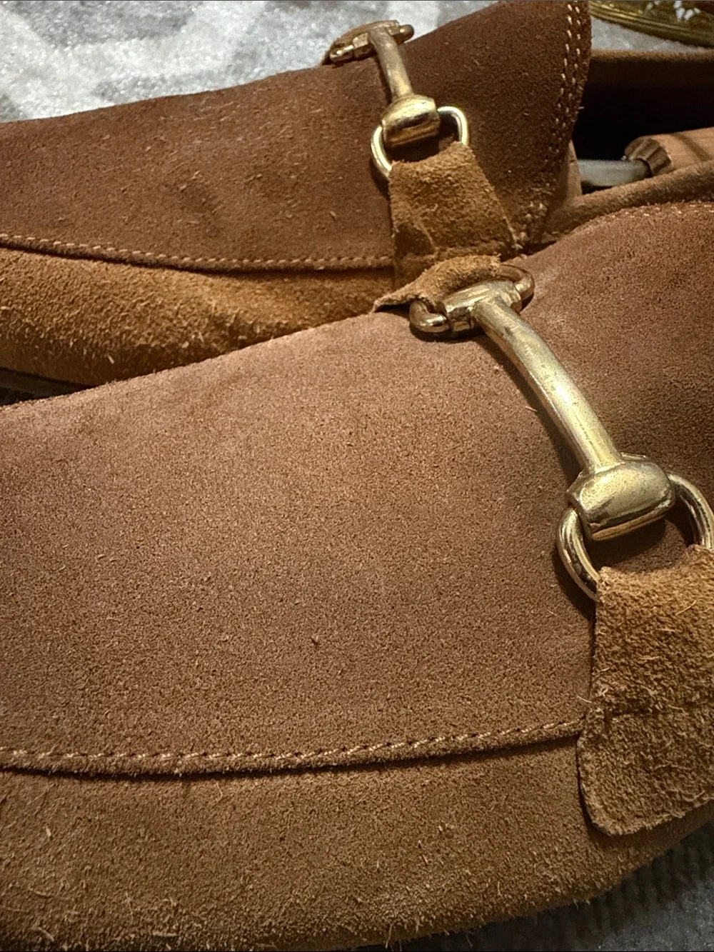 Urban Outfitters Men’s Sz 11 Two Tone Suede Horsebit Loafers